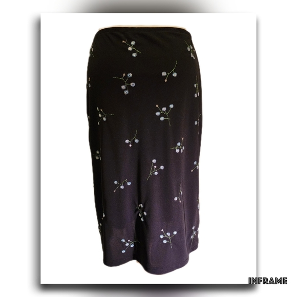 BCBGMaxAzria Sequin Embroidered Skirt - Picture 14 of 14